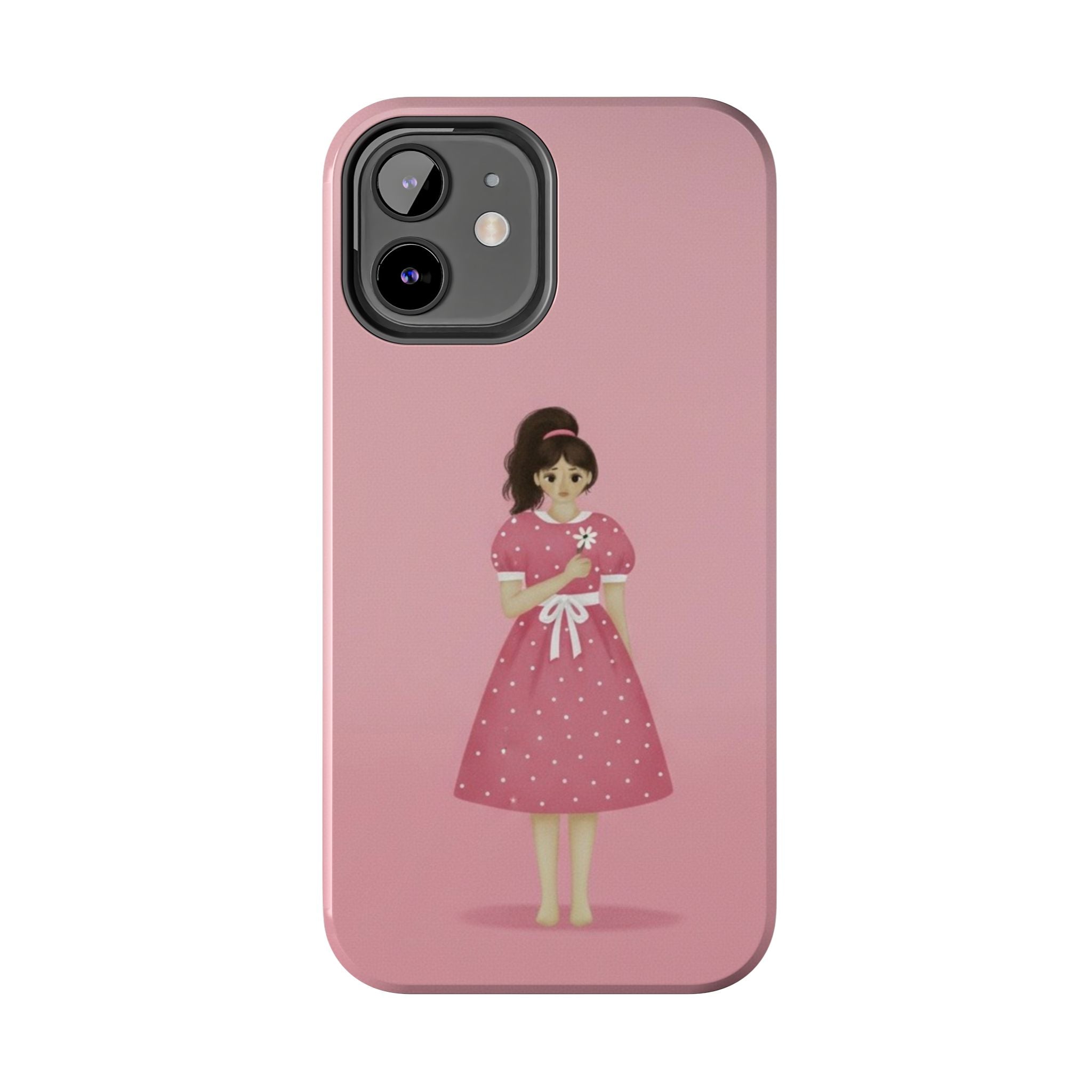 Pink Phone Case, Tough Phone Cases for Women, Cute Vibe, Protective Cover