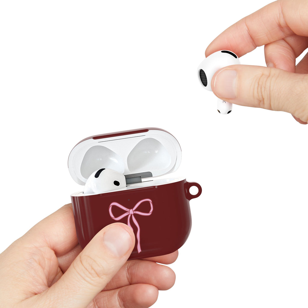 Burgundy AirPod Case