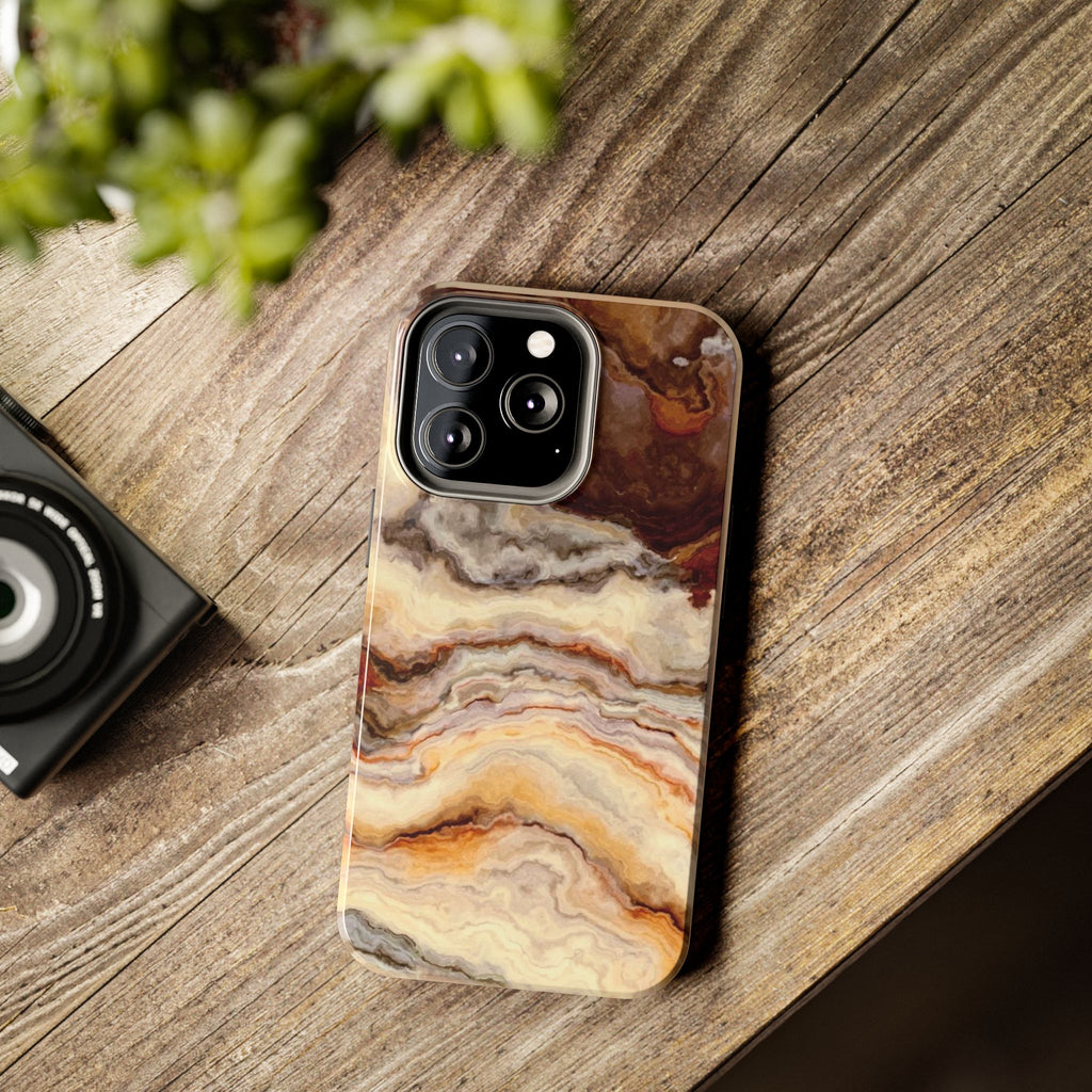 Brown Agate Marble Phone Case