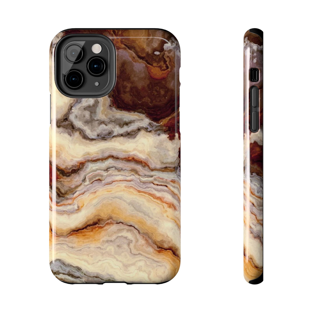 Brown Agate Marble Phone Case