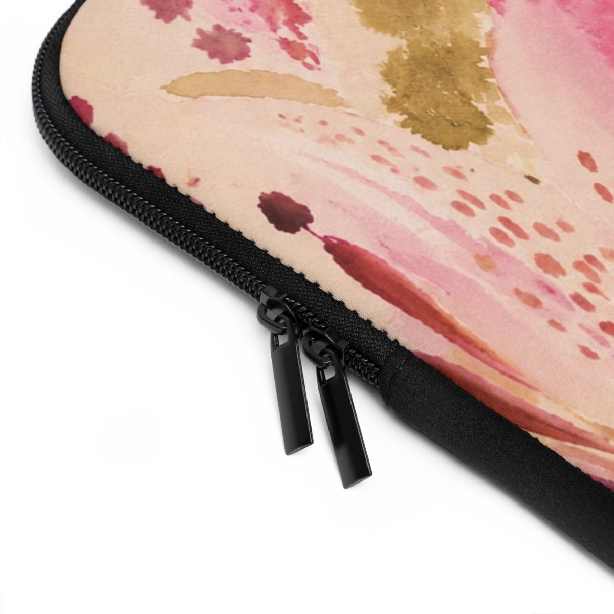 Pink Watercolor Lily Laptop Sleeve