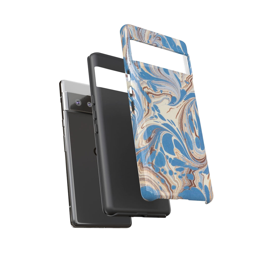 Blue Marble Swirl Phone Case