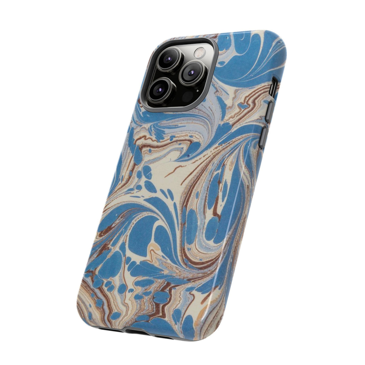 Blue Marble Swirl Phone Case