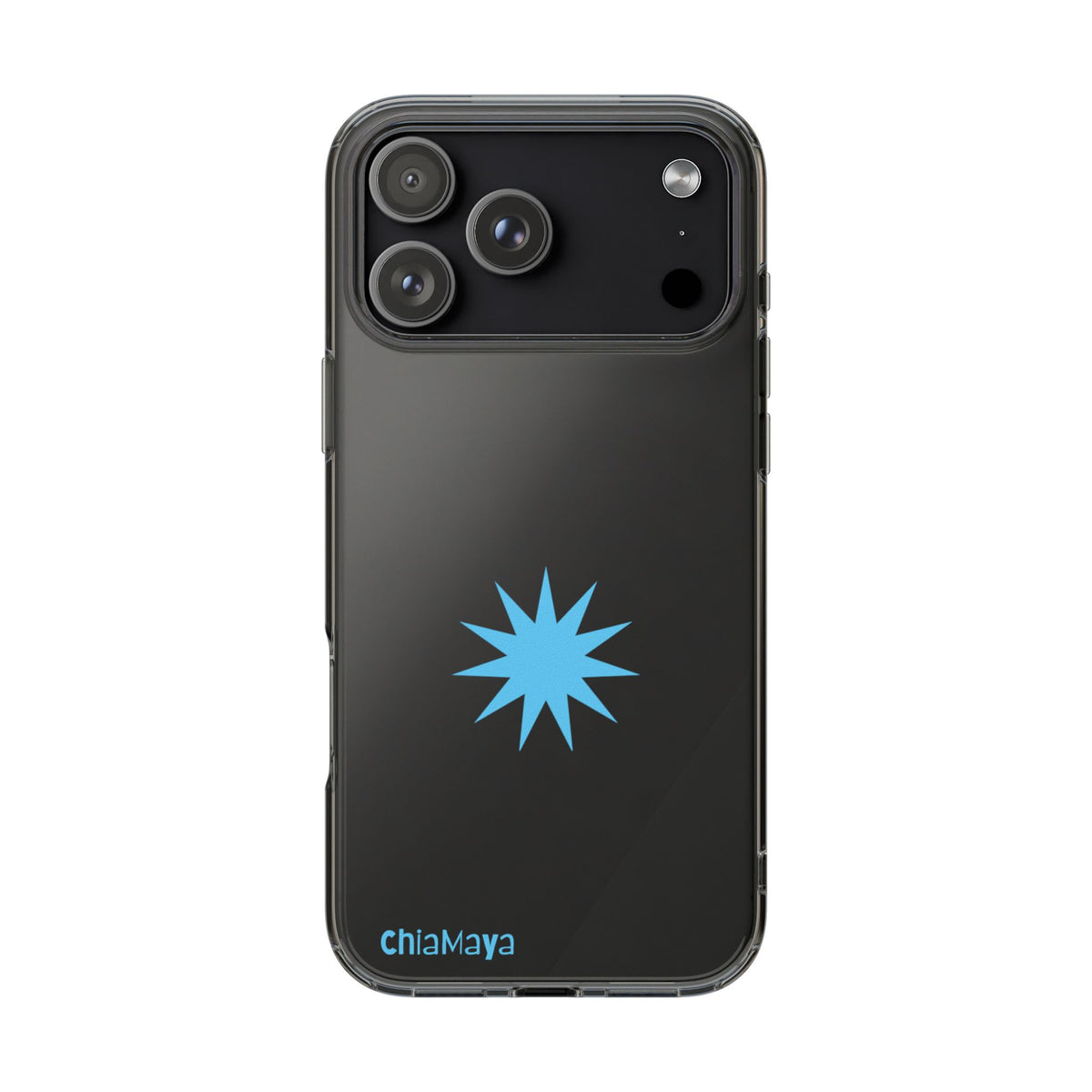 Clear blue star Phone Case