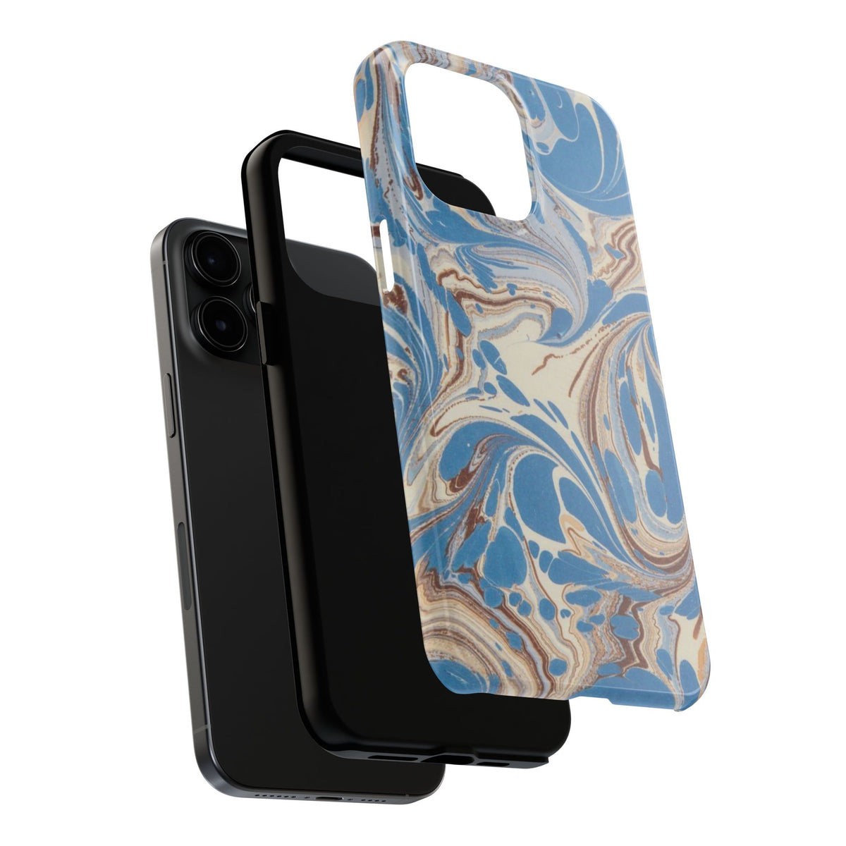 Blue Marble Swirl Phone Case