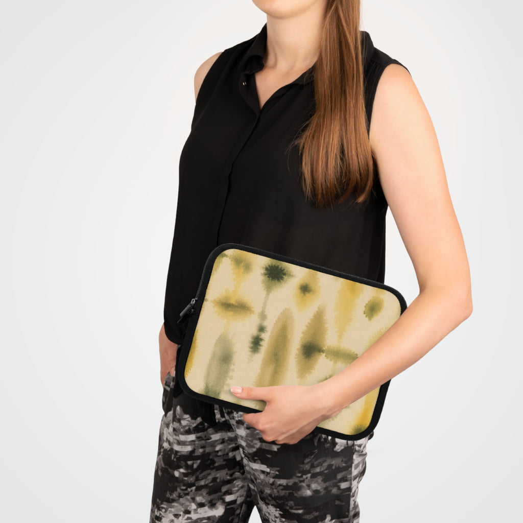 Abstract Watercolor Pattern Laptop Sleeve