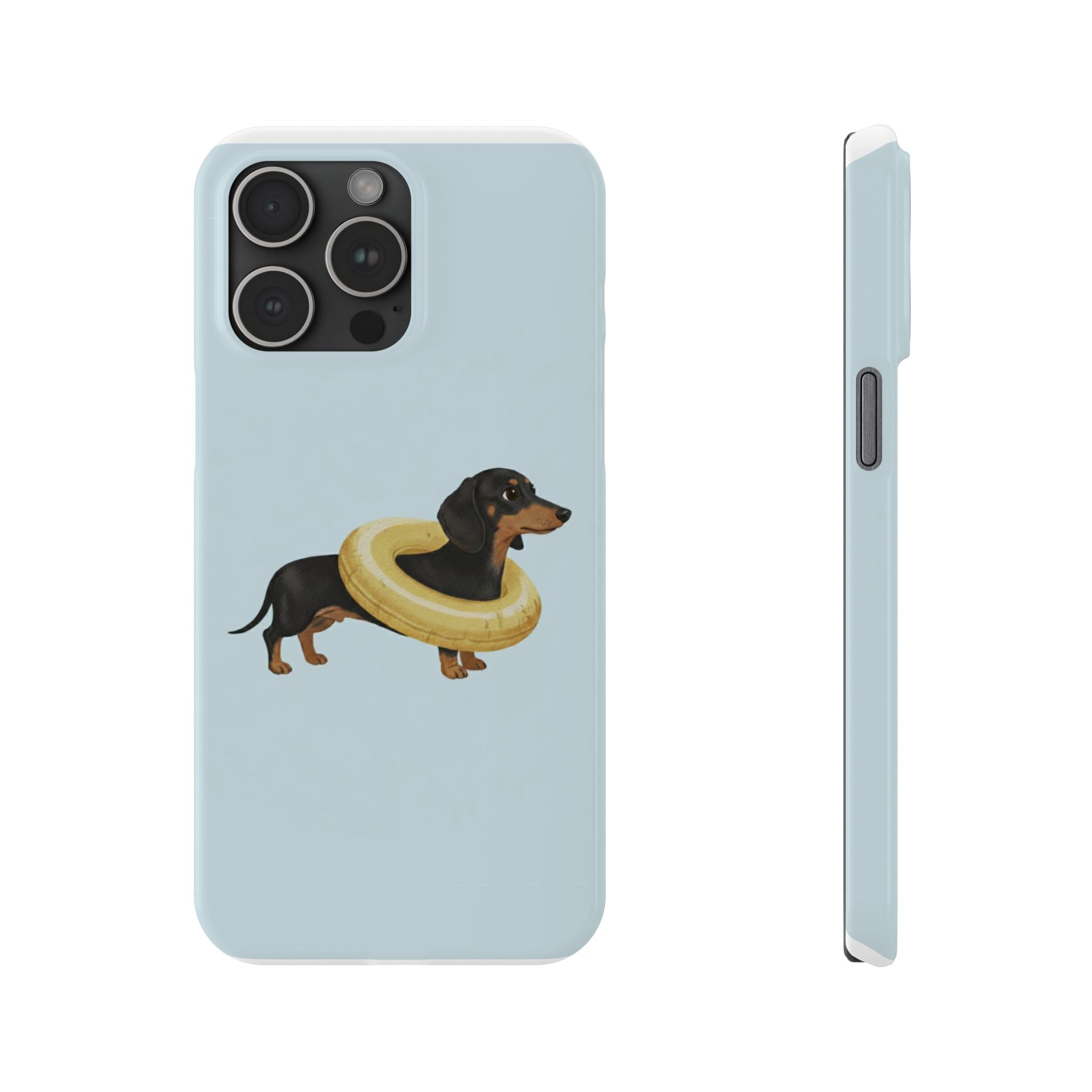 Slim Phone Cases - Cute Dog Dachshund Design, Protective Phone Covers, Fun Animal Art, Unique Gifts for Dog Lovers, Trendy Smartphone