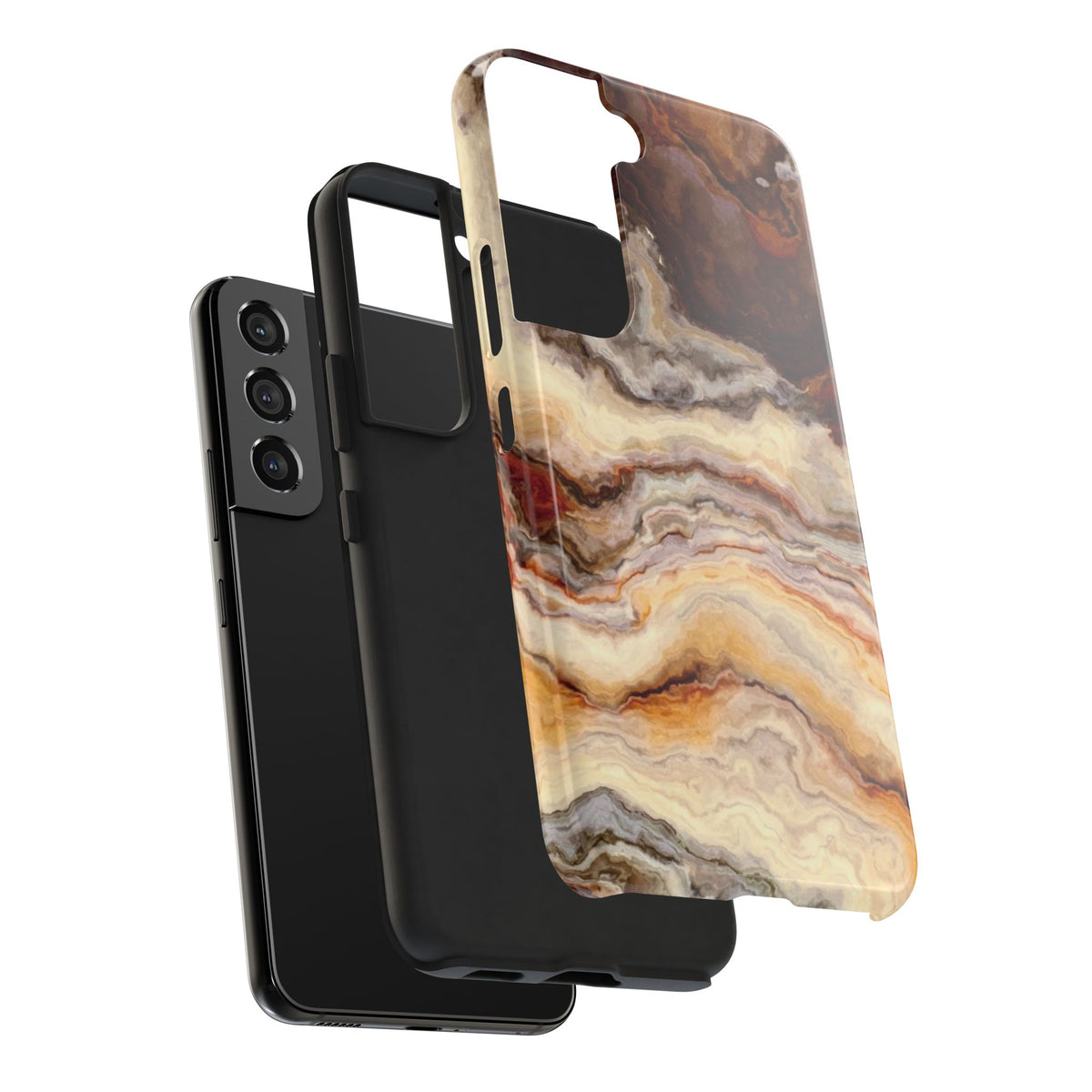 Brown Agate Marble Phone Case