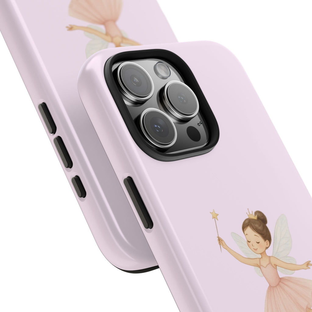Pink Ballerina Tough Phone Case, Ballet Dancer Cute Phone Cover, Girly Protective Phone Case, Coquette Dancer Phone Accessories, Pretty Pink