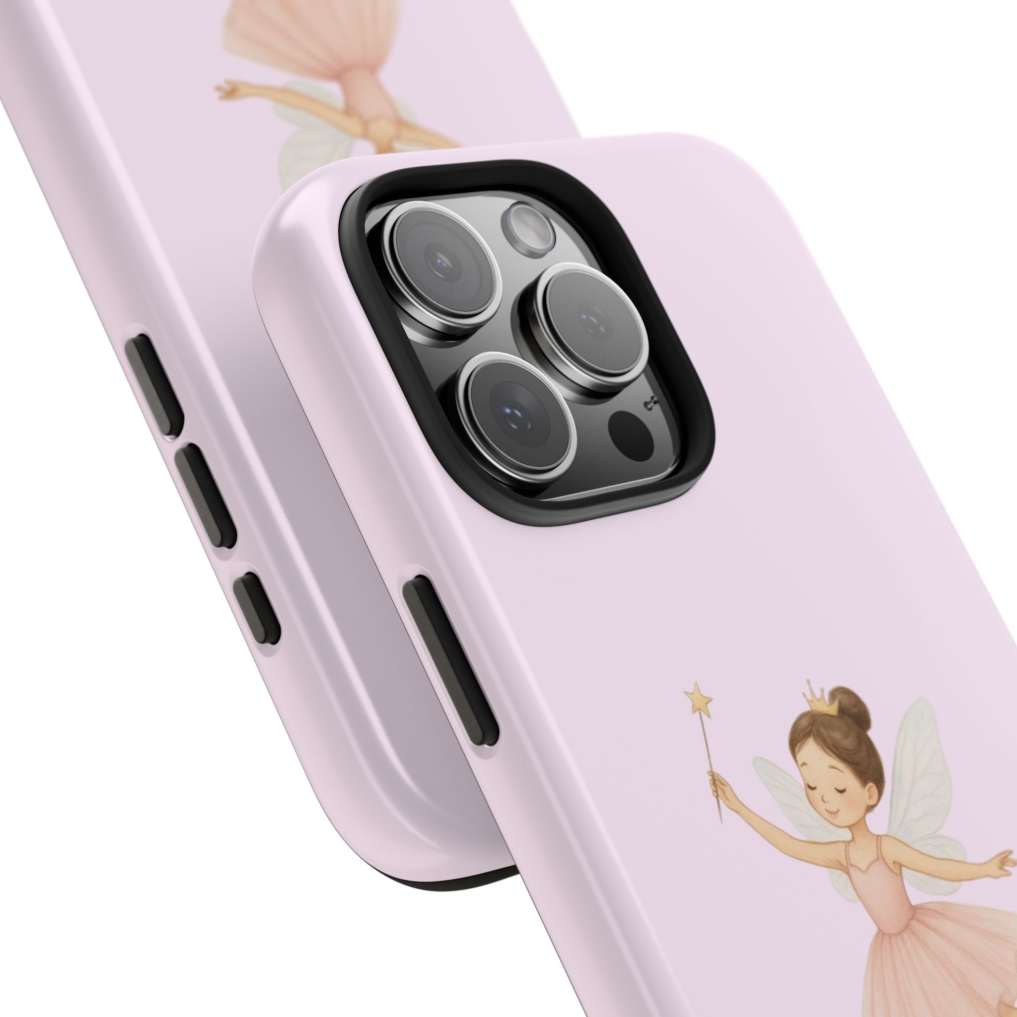 Pink Ballerina Tough Phone Case, Ballet Dancer Cute Phone Cover, Girly Protective Phone Case, Coquette Dancer Phone Accessories, Pretty Pink