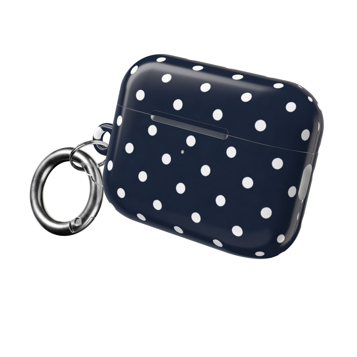 Navy Polka Dot AirPod Case