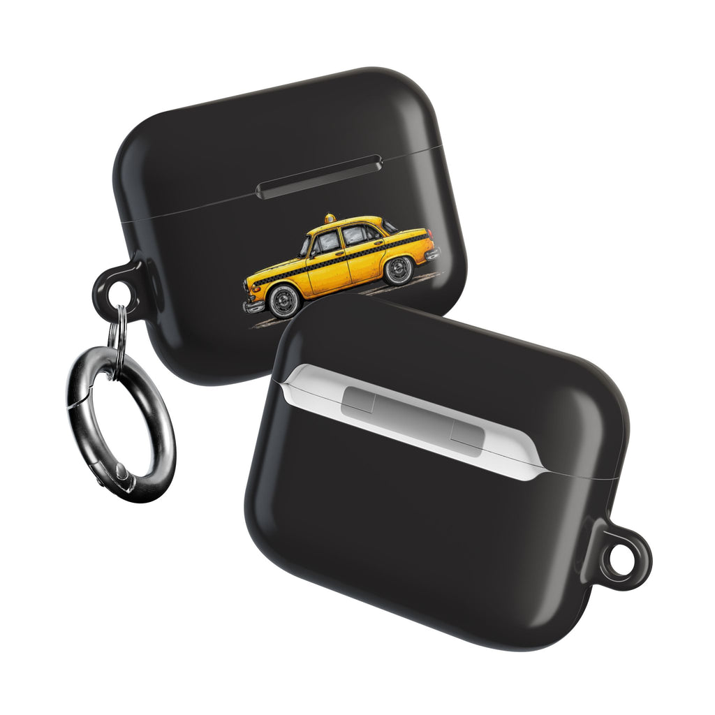 Yellow Taxi AirPod Case — Retro City Cab Protective Case