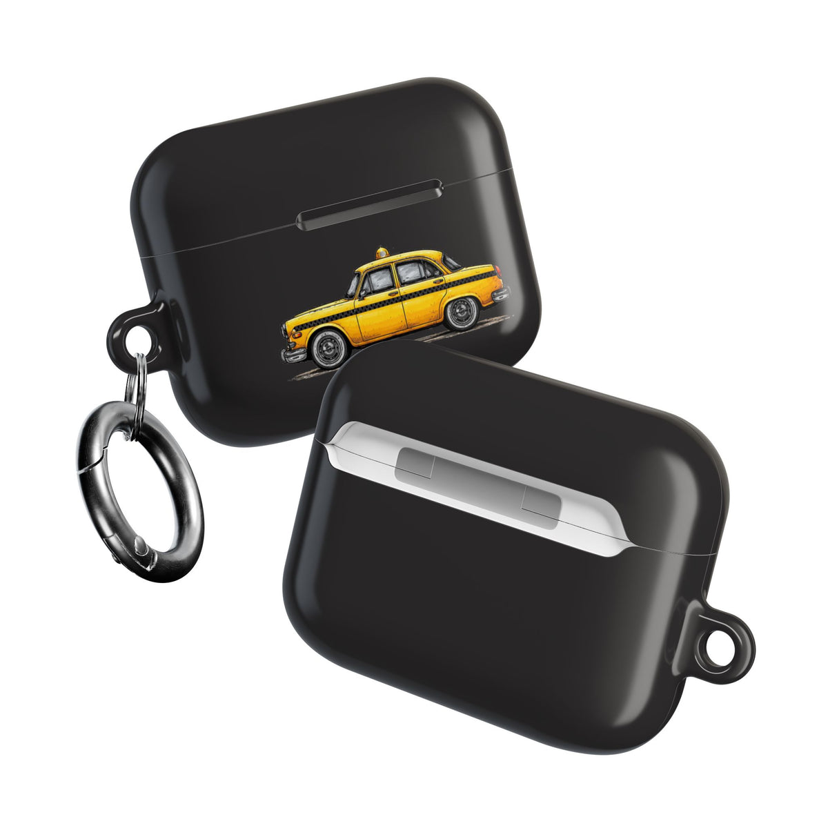Yellow Taxi AirPod Case — Retro City Cab Protective Case