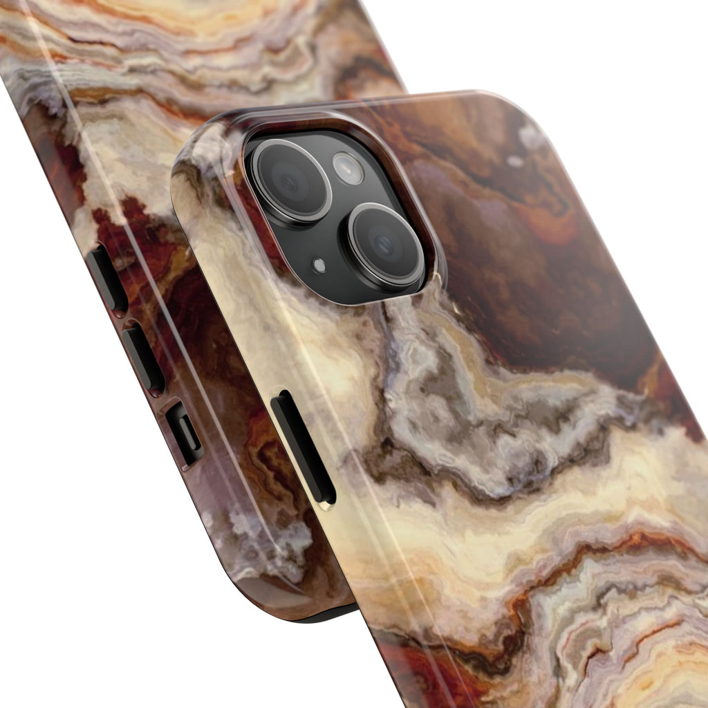 Brown Agate Marble Phone Case