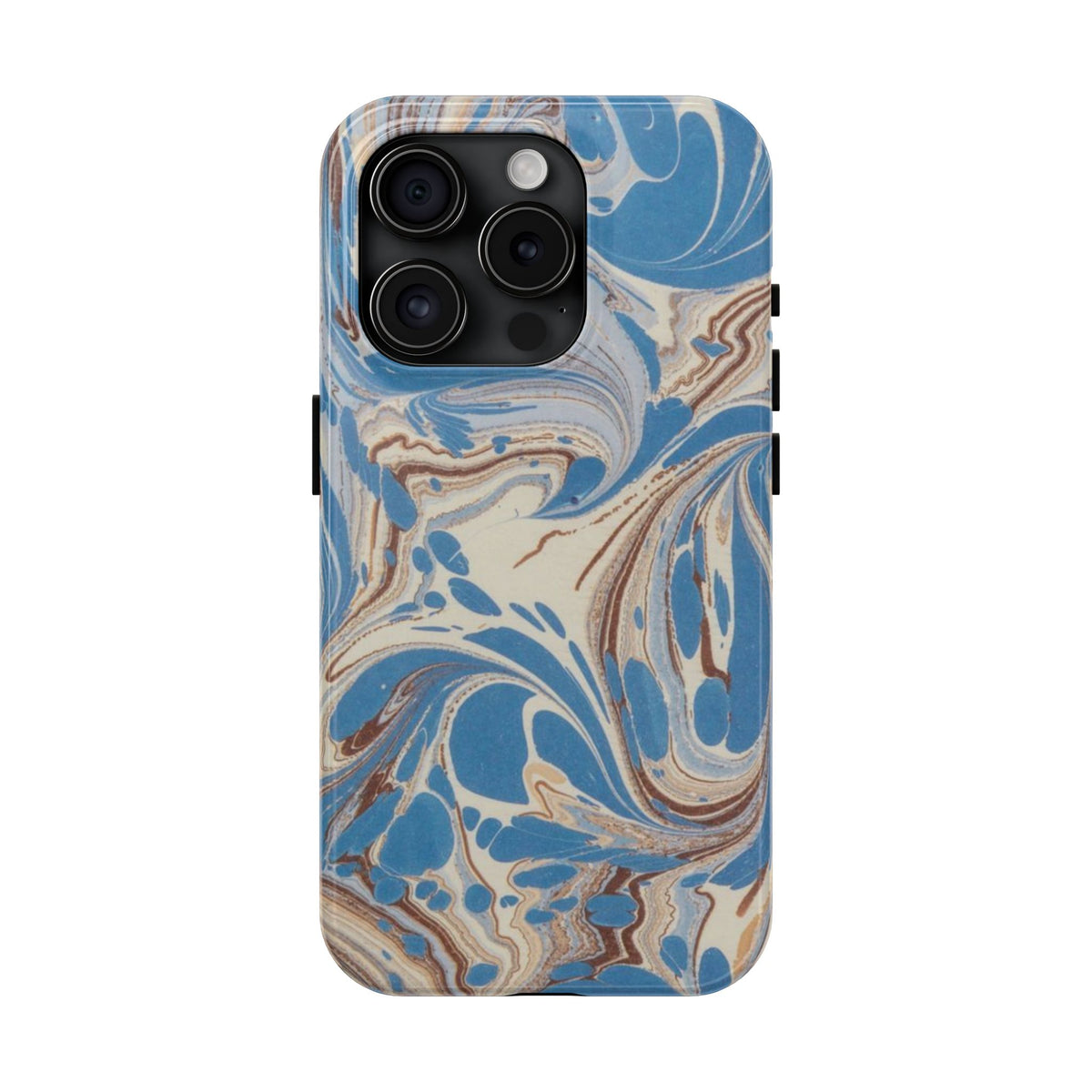 Blue Marble Swirl Phone Case