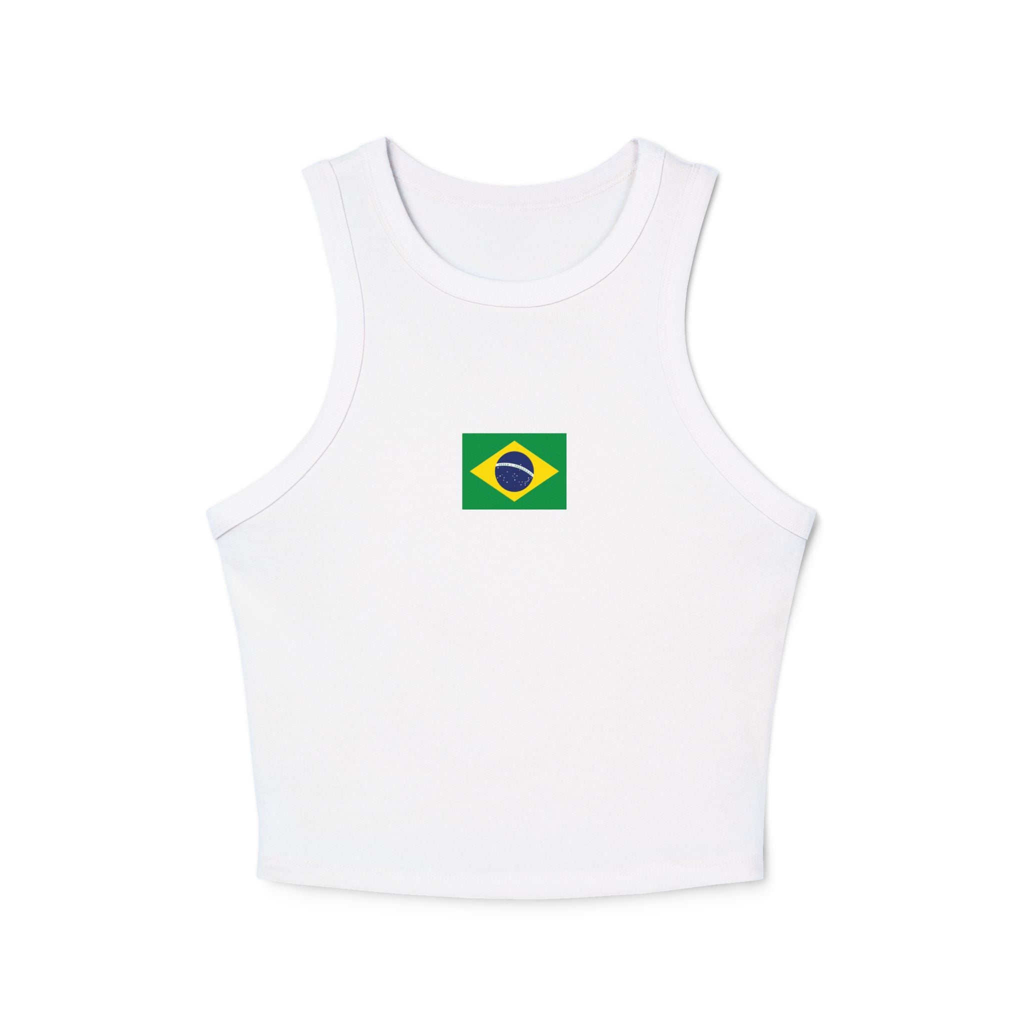 Brazil Flag Tank Top | Brazilian Flag Graphic, Minimal Chest Print