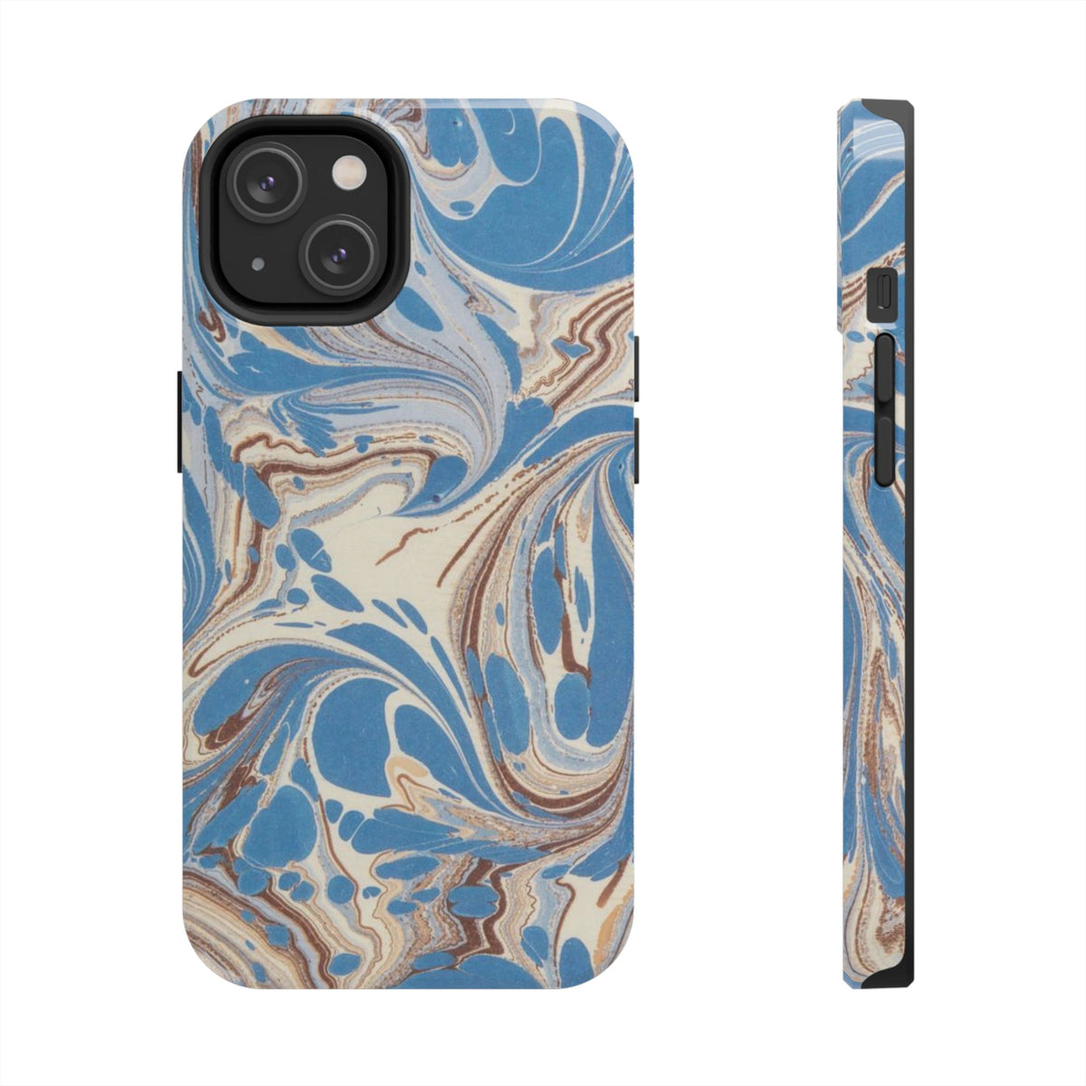 Blue Marble Swirl Phone Case