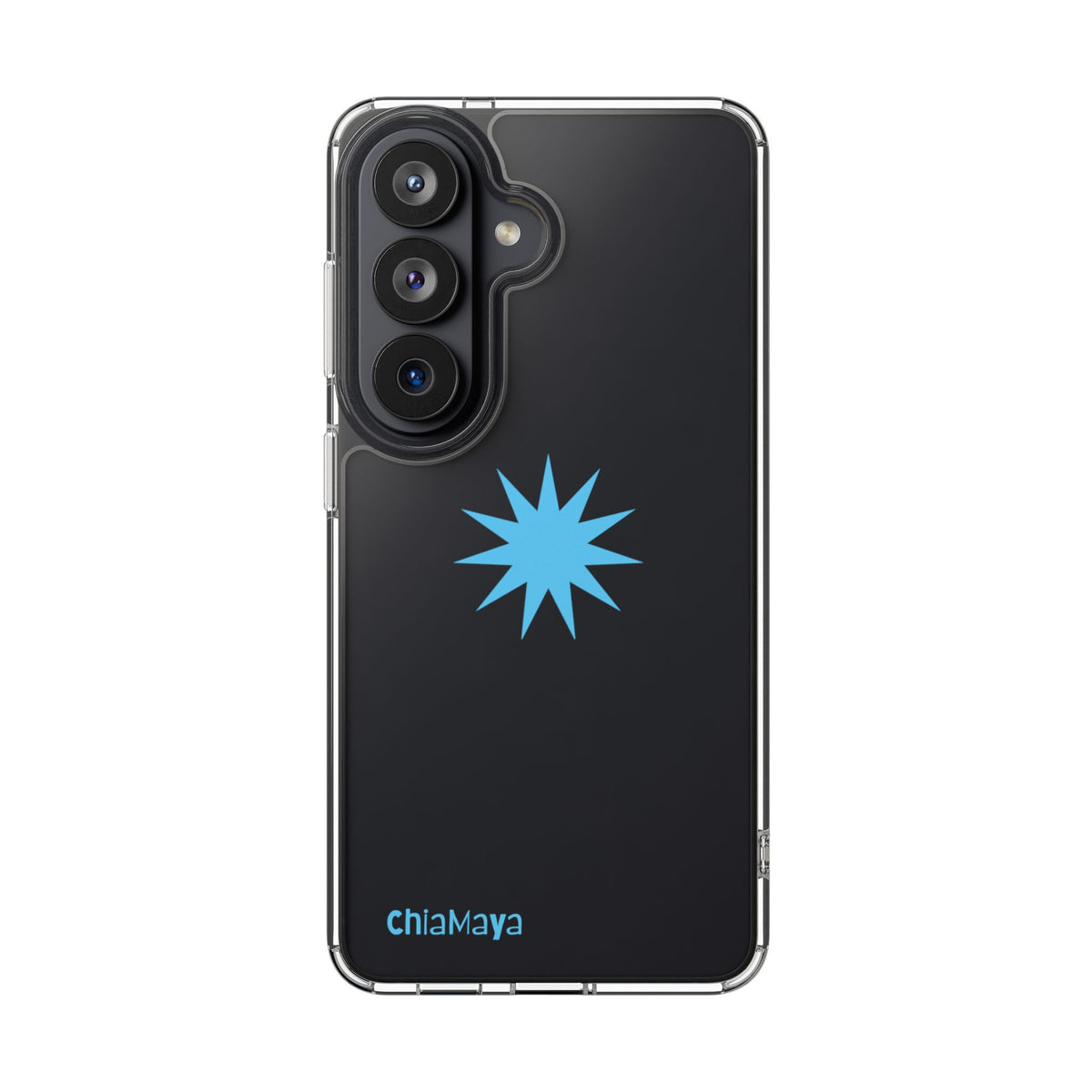 Clear blue star Phone Case