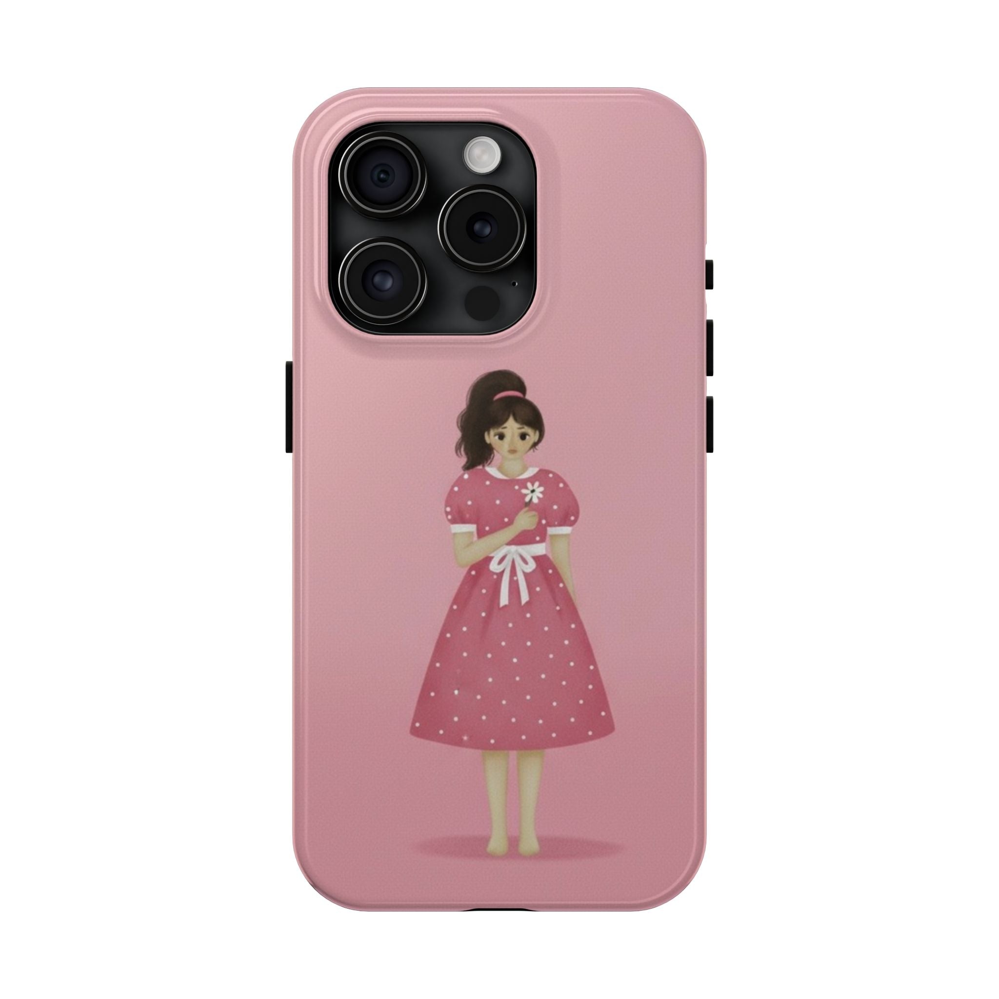 Pink Phone Case, Tough Phone Cases for Women, Cute Vibe, Protective Cover