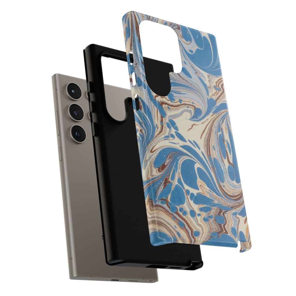 Blue Marble Swirl Phone Case