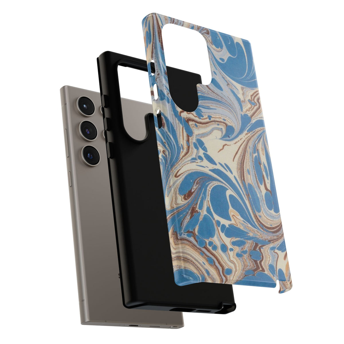 Blue Marble Swirl Phone Case
