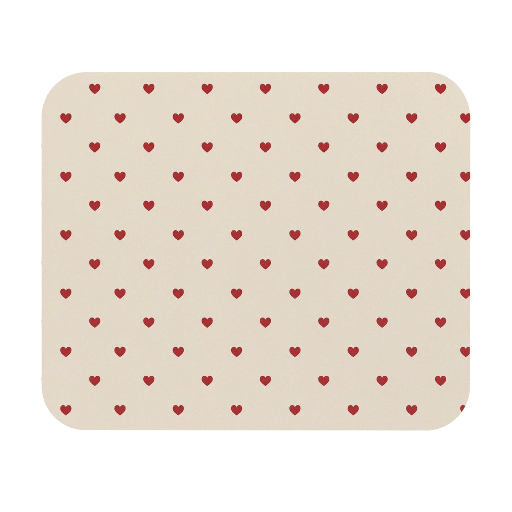 Tiny Red Hearts Mouse Pad