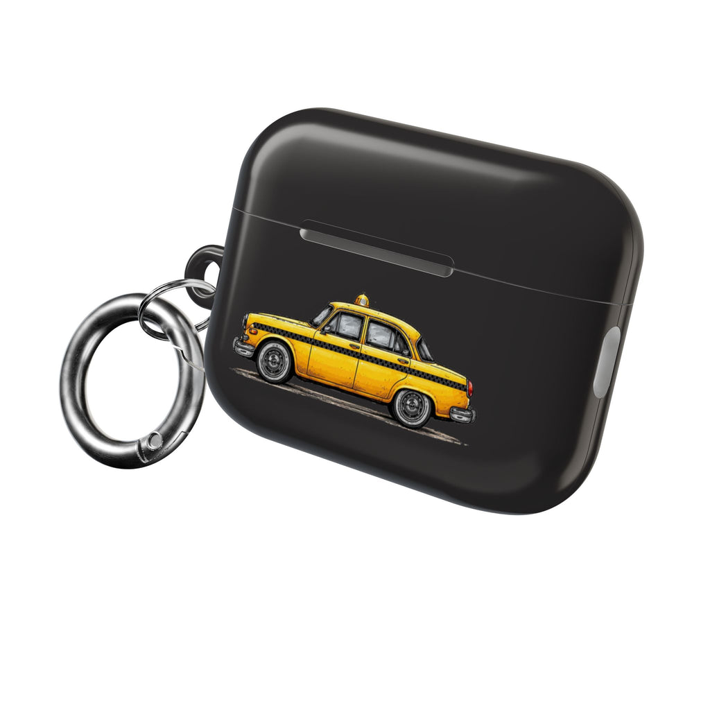 Yellow Taxi AirPod Case — Retro City Cab Protective Case