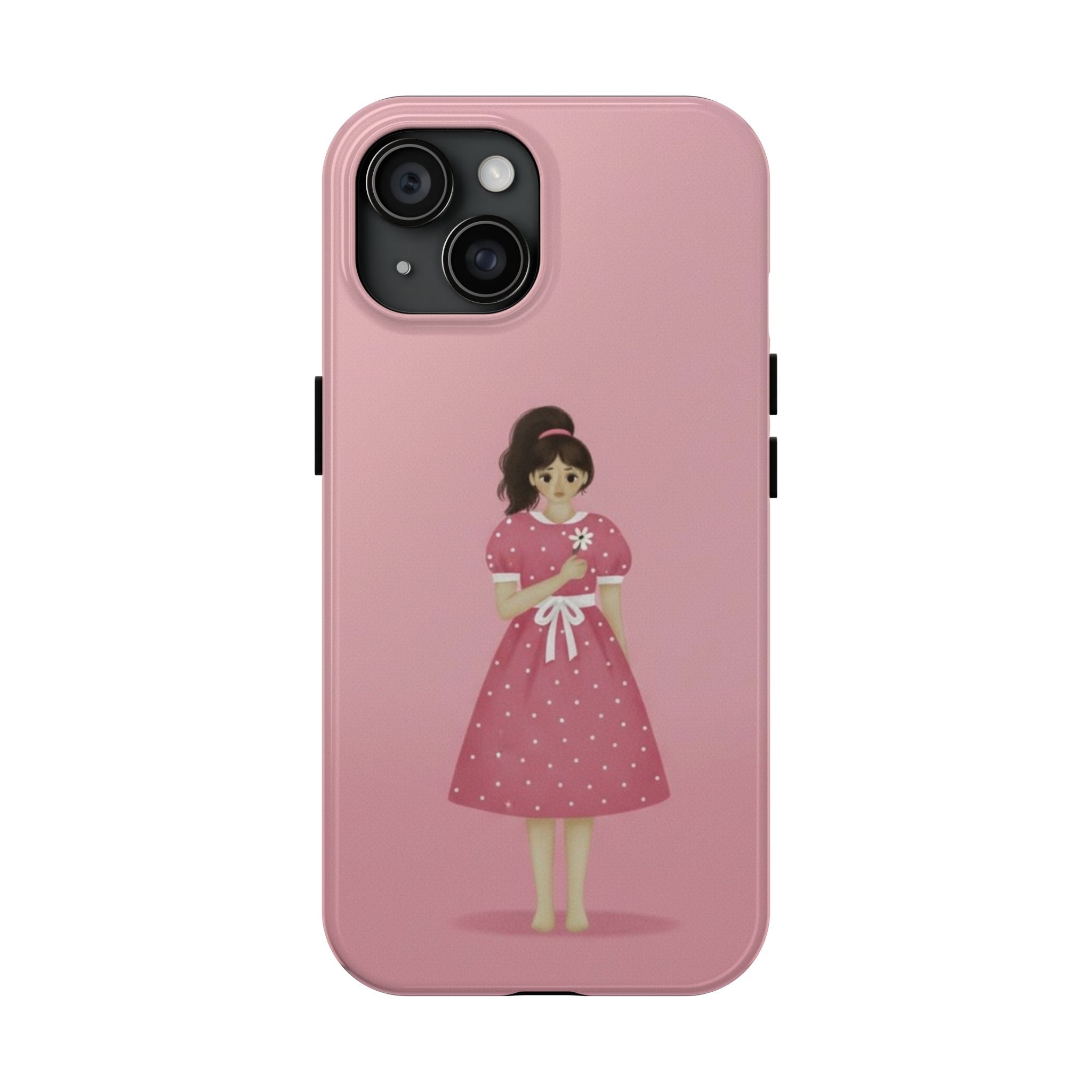 Pink Phone Case, Tough Phone Cases for Women, Cute Vibe, Protective Cover