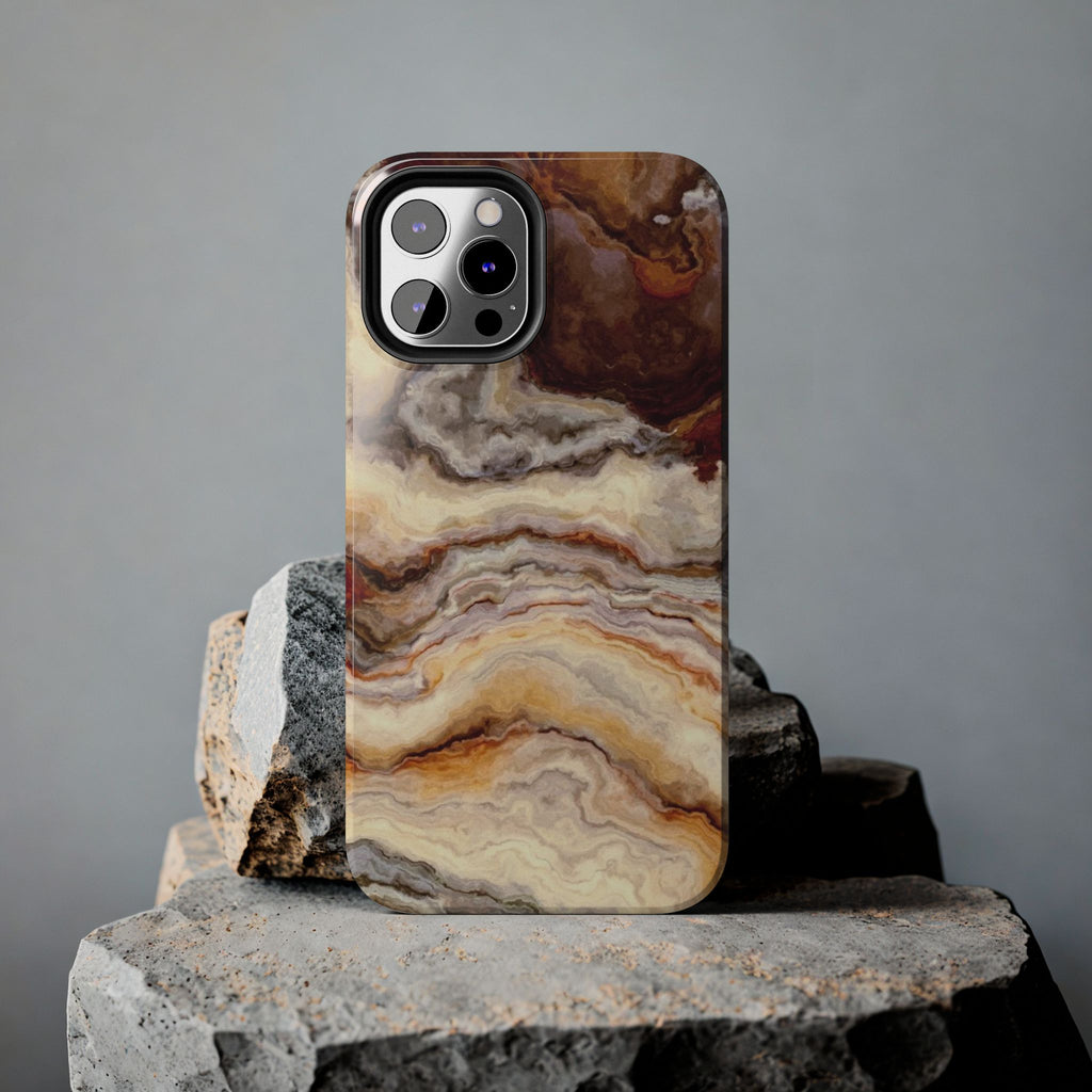 Brown Agate Marble Phone Case
