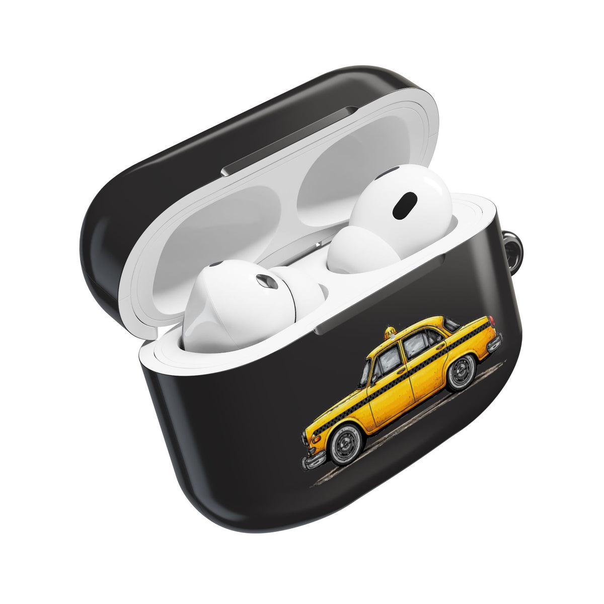 Yellow Taxi AirPod Case — Retro City Cab Protective Case