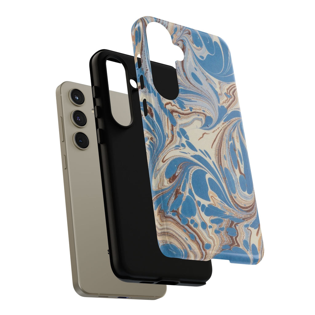 Blue Marble Swirl Phone Case