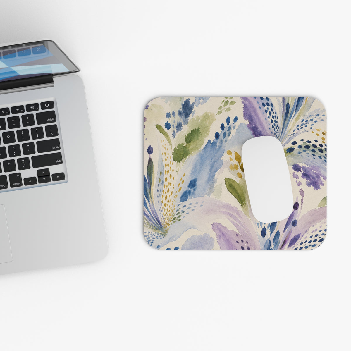 Lavender Watercolor Mouse Pad