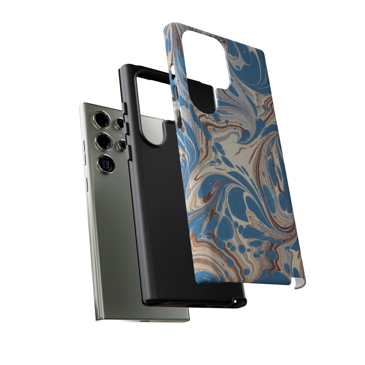 Blue Marble Swirl Phone Case