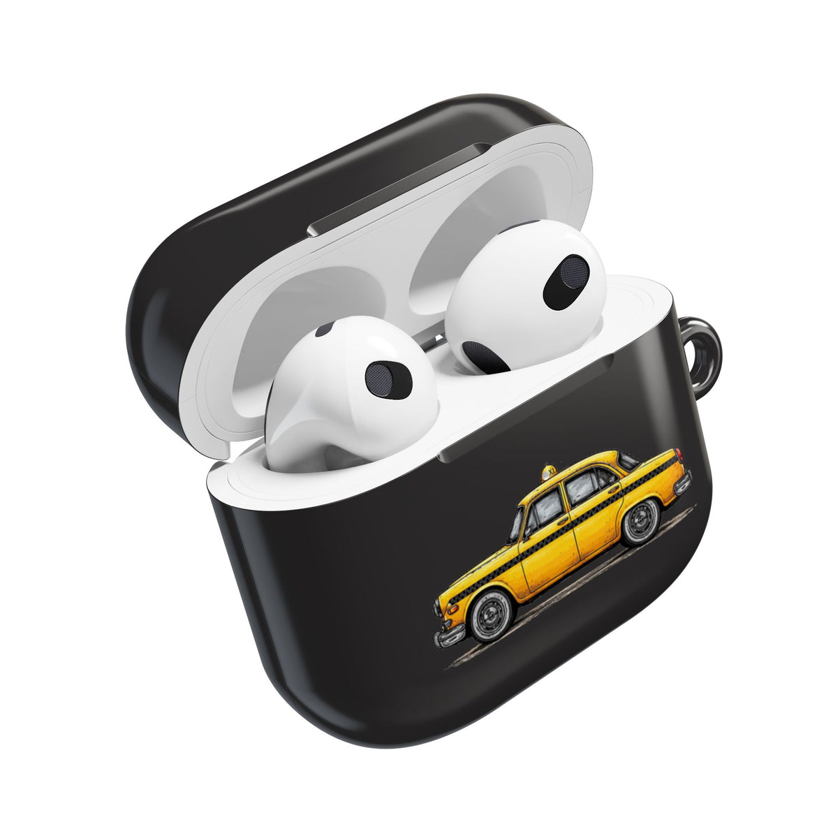 Yellow Taxi AirPod Case — Retro City Cab Protective Case