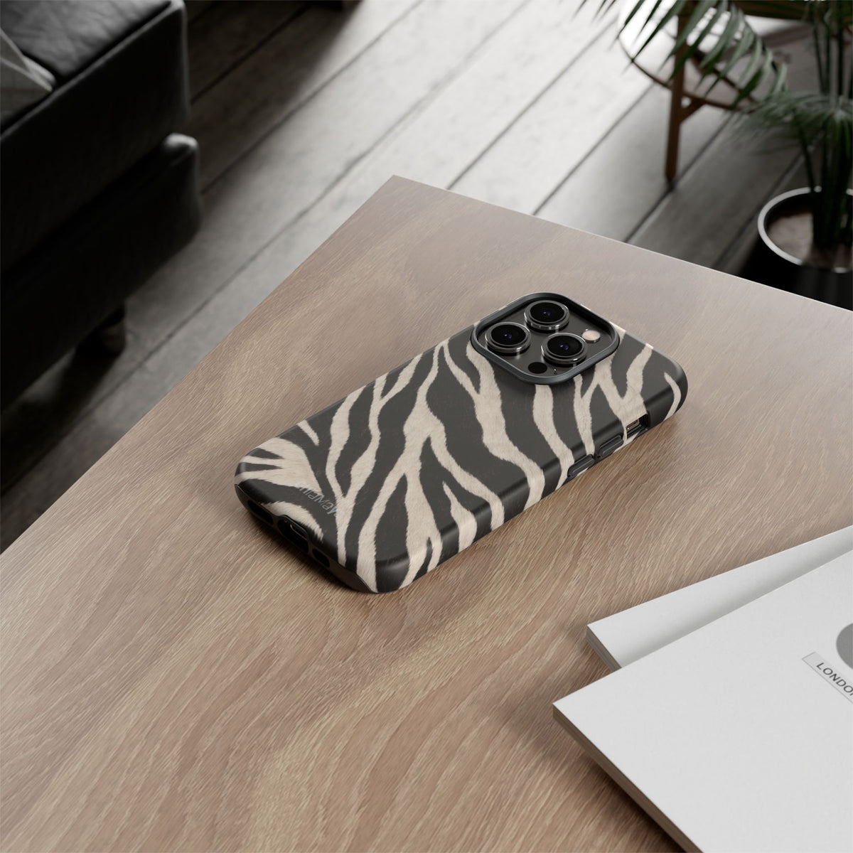Zebra Print Phone Case