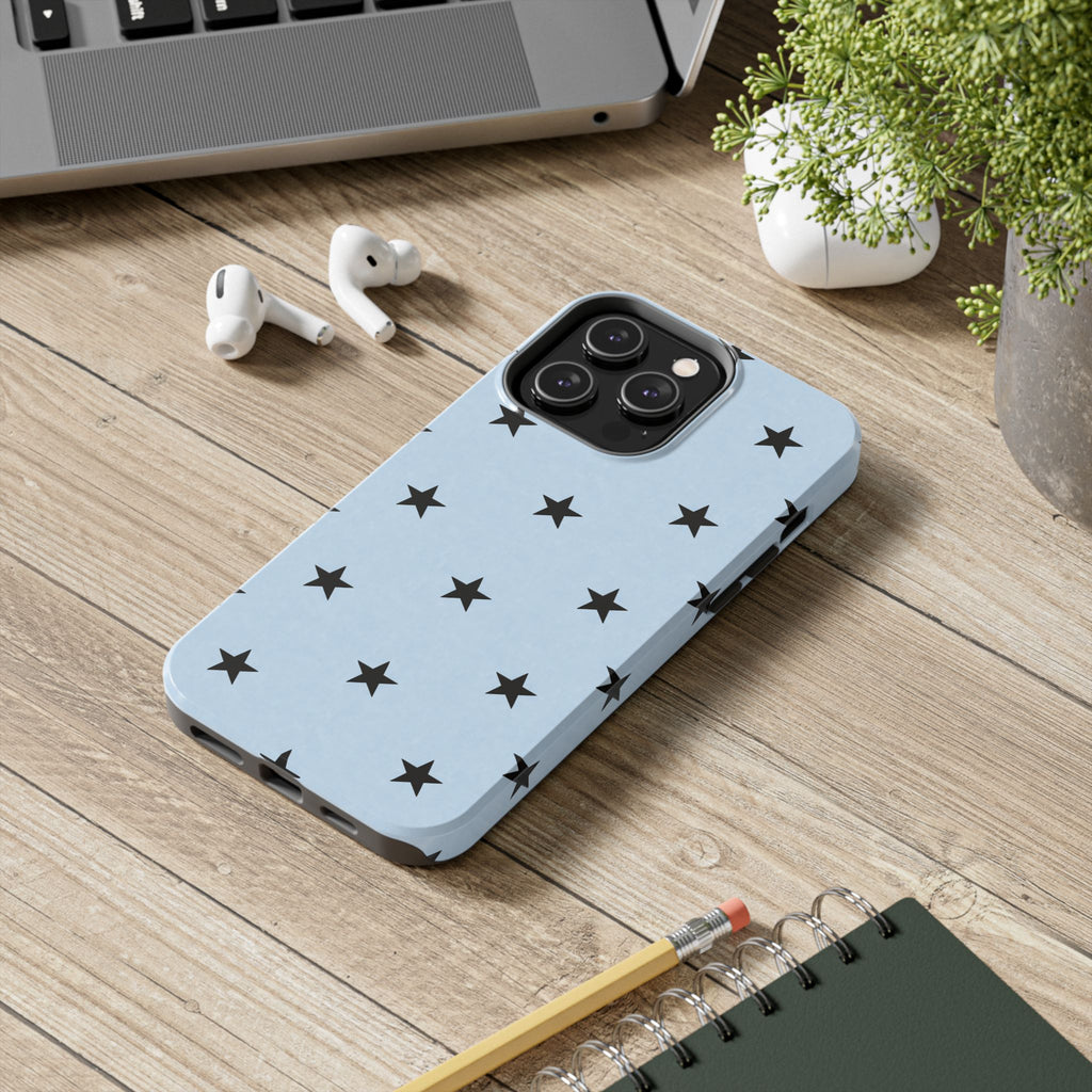 Star Baby Blue Cool Girl Phone Case
