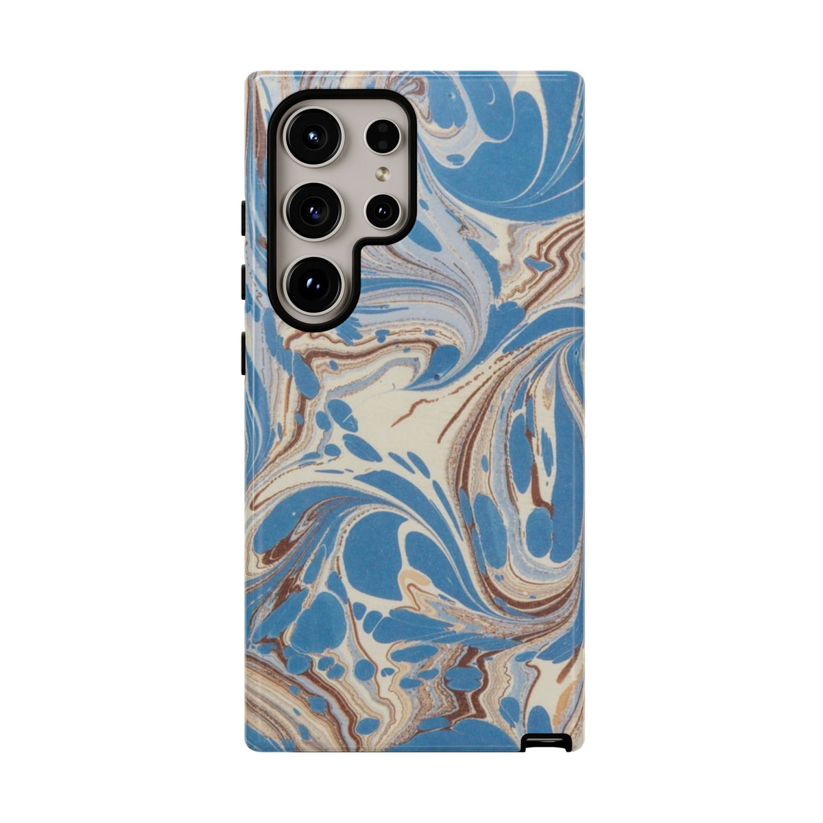 Blue Marble Swirl Phone Case