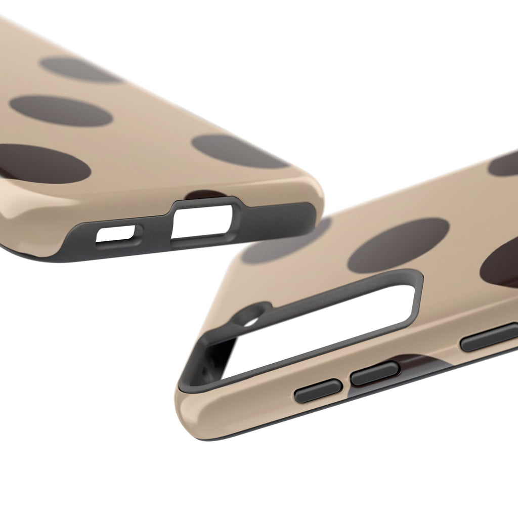 Stylish Polka Dot Phone Case for Trendy Protection, Cute Gift for Her, Phone Accessories, Everyday Fashion, Modern Design