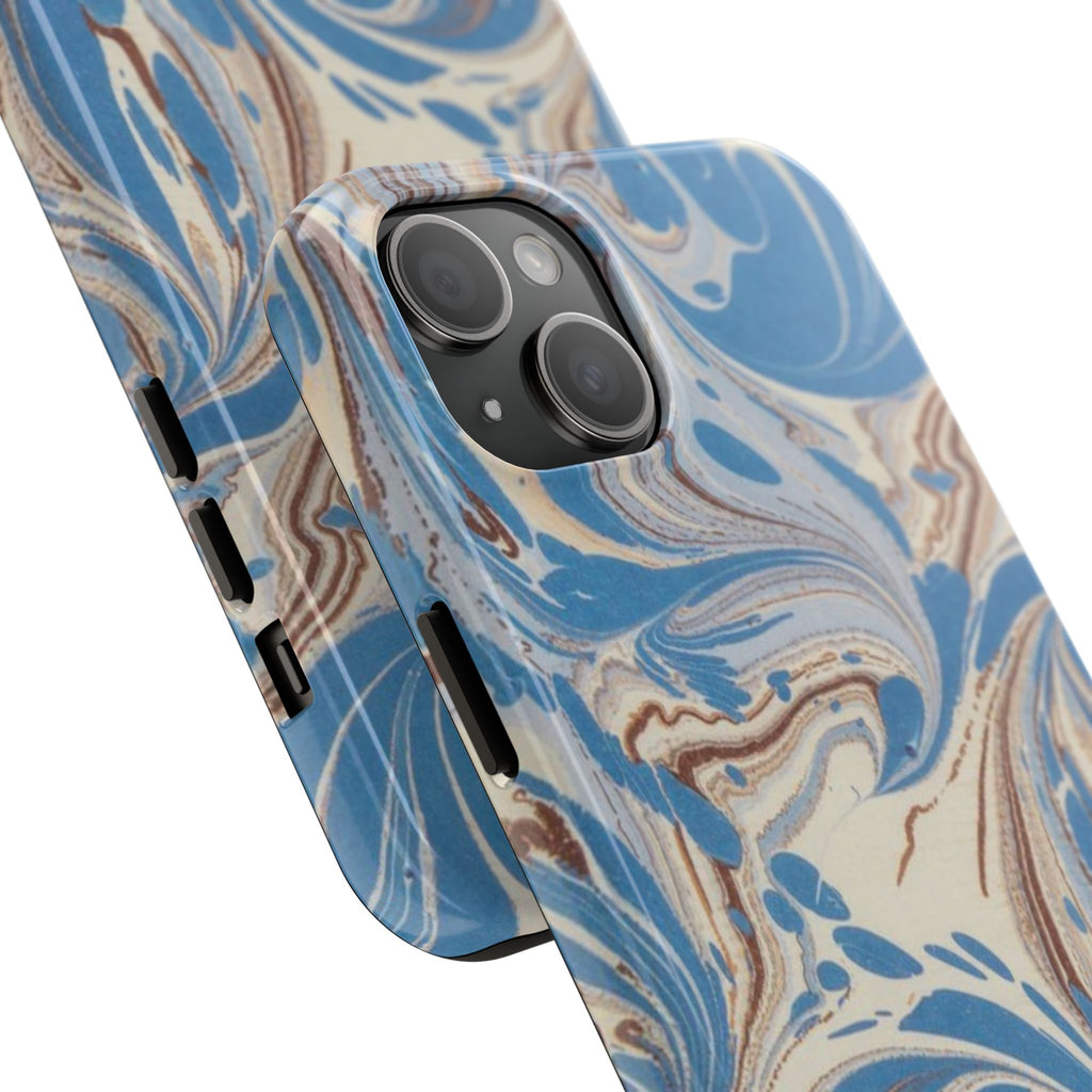 Blue Marble Swirl Phone Case