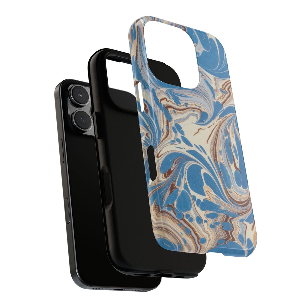 Blue Marble Swirl Phone Case