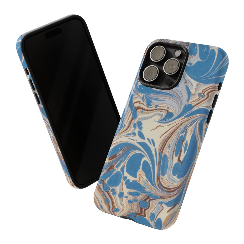 Blue Marble Swirl Phone Case