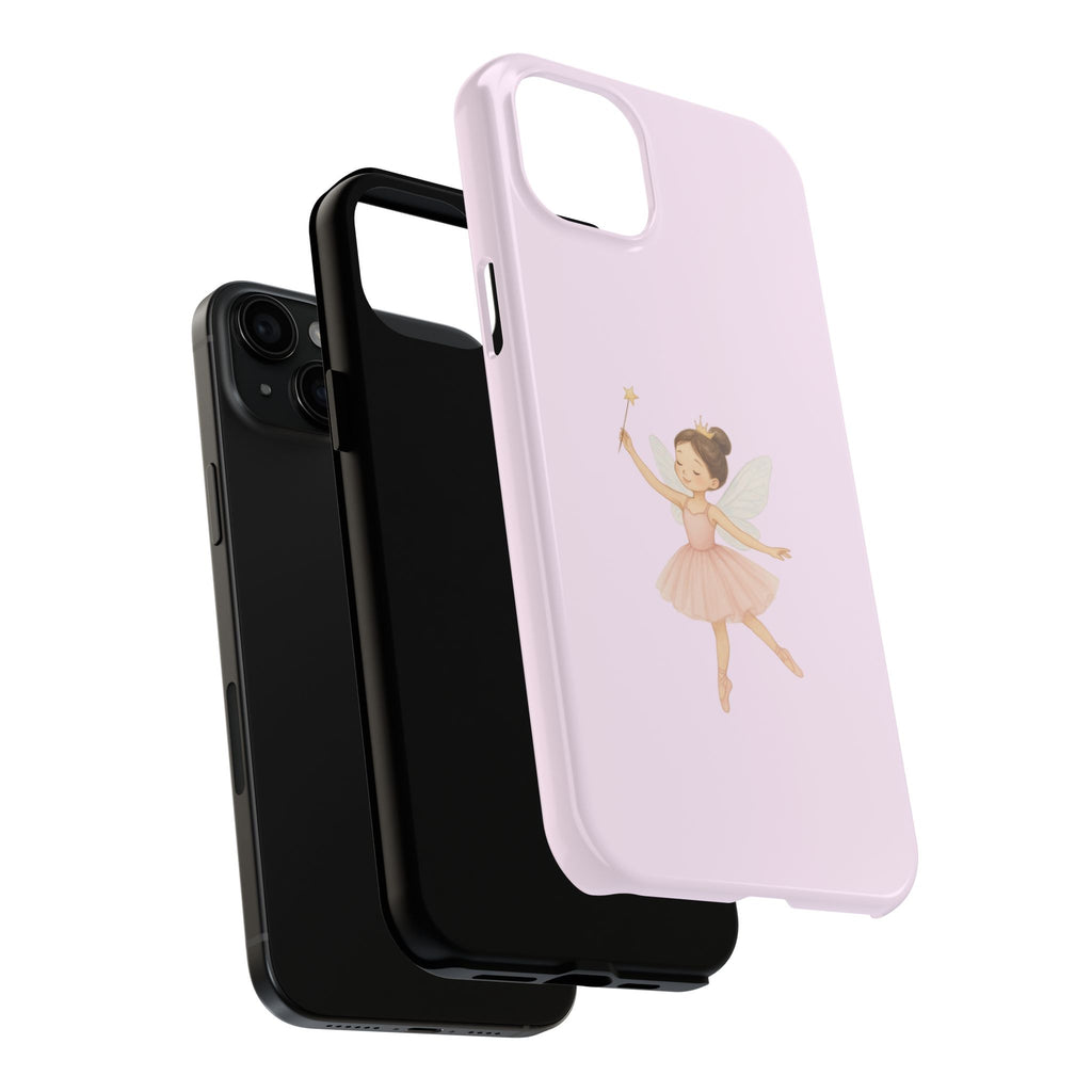 Pink Ballerina Tough Phone Case, Ballet Dancer Cute Phone Cover, Girly Protective Phone Case, Coquette Dancer Phone Accessories, Pretty Pink