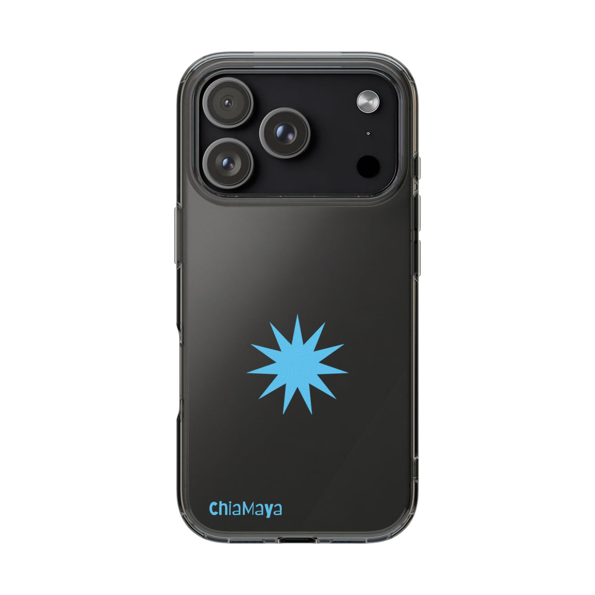 Clear blue star Phone Case