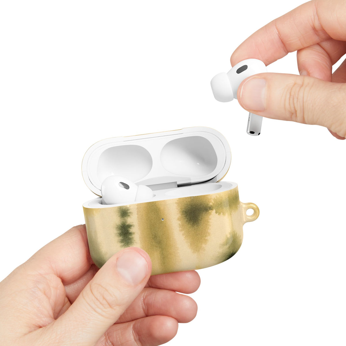 Watercolor Yellow AirPod Case