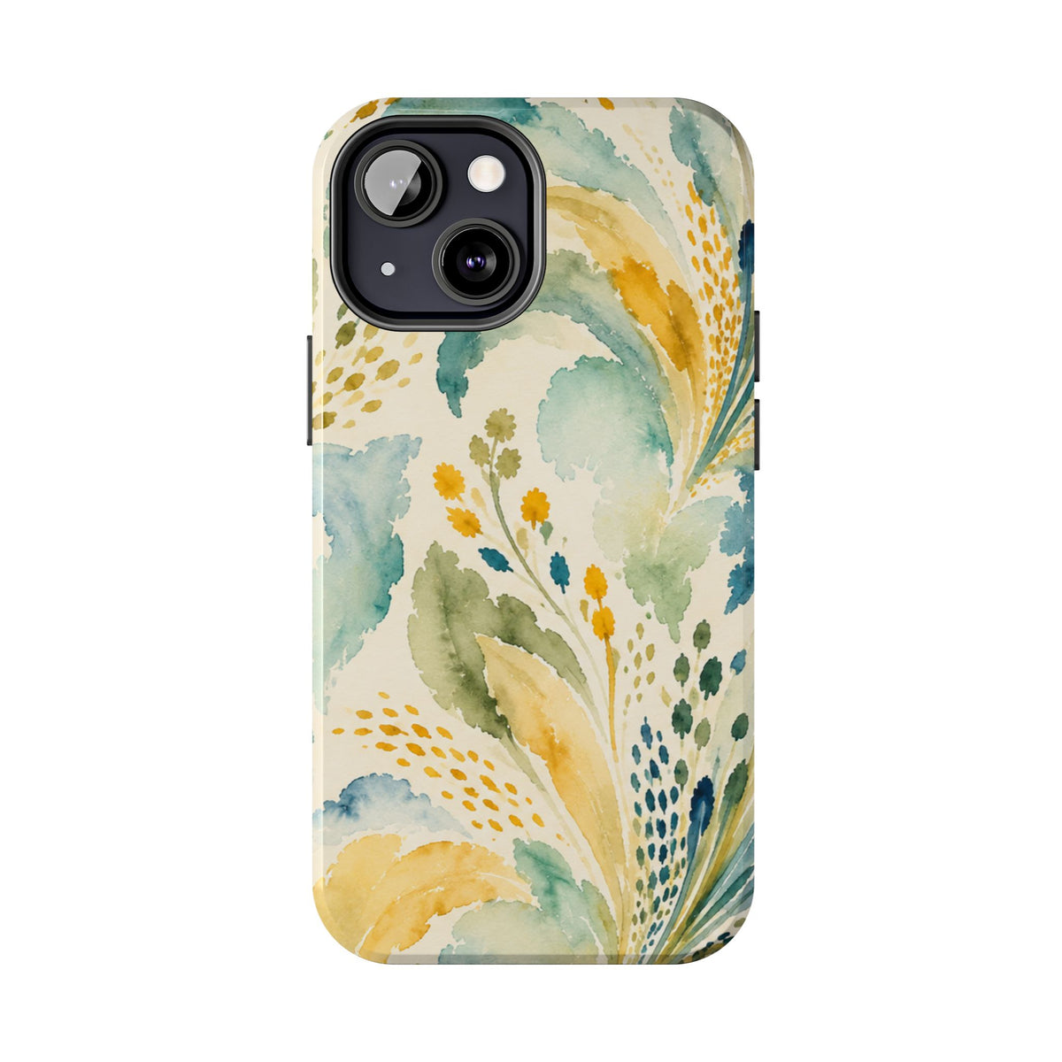 Watercolor Floral Swirl Phone Case | Tough Phone Case