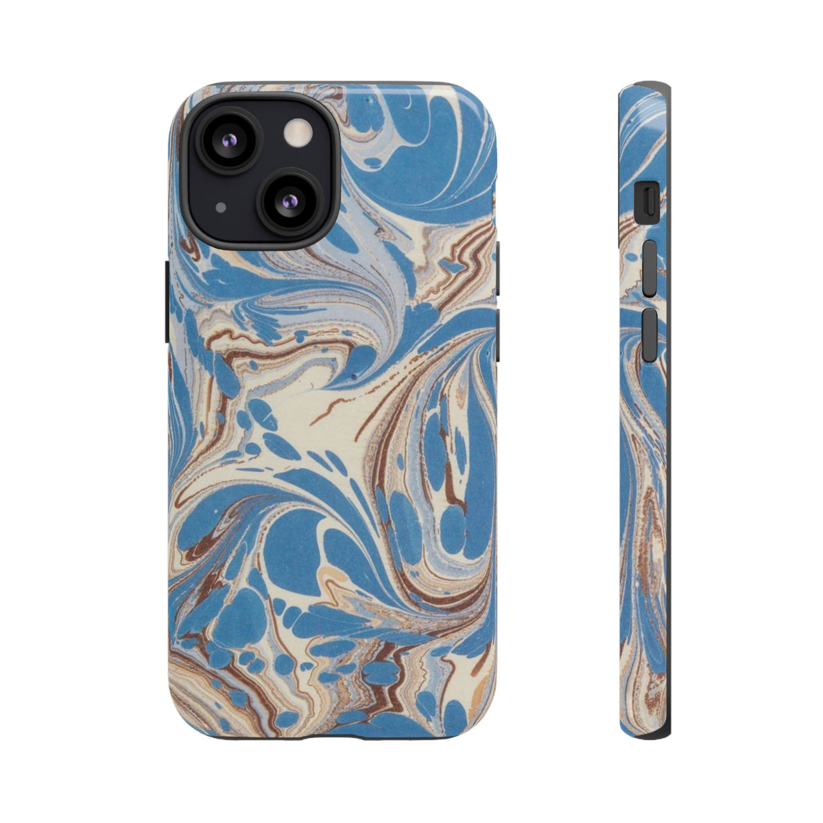Blue Marble Swirl Phone Case