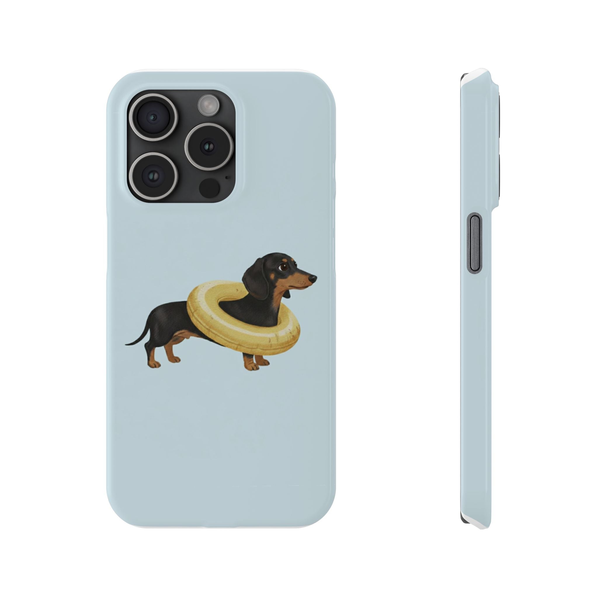 Slim Phone Cases - Cute Dog Dachshund Design, Protective Phone Covers, Fun Animal Art, Unique Gifts for Dog Lovers, Trendy Smartphone
