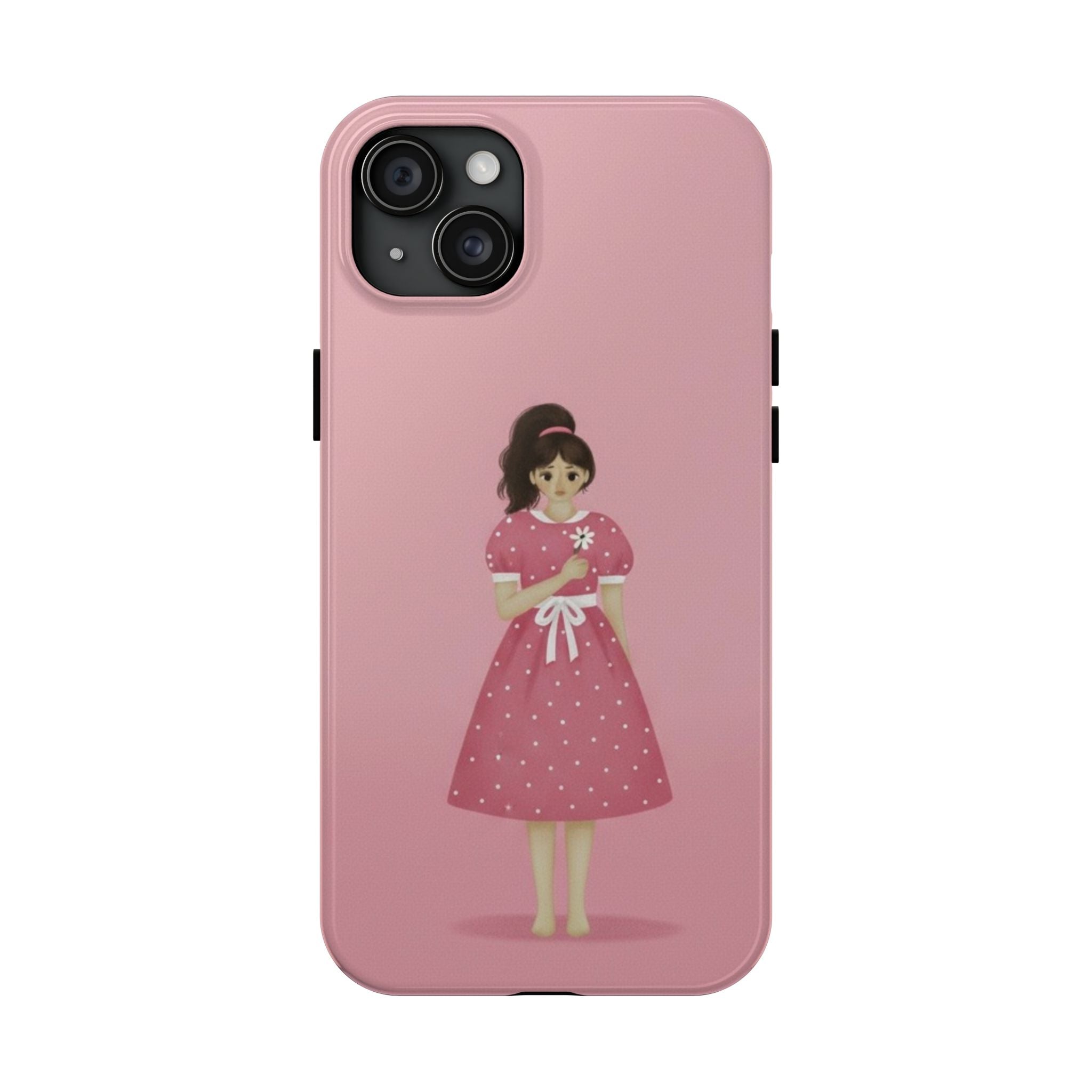Pink Phone Case, Tough Phone Cases for Women, Cute Vibe, Protective Cover