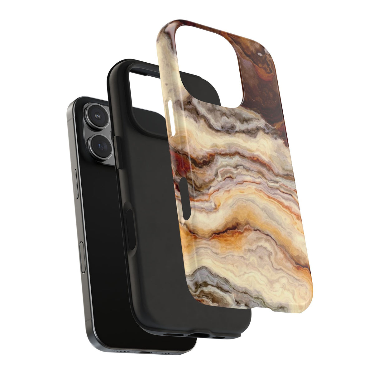 Brown Agate Marble Phone Case