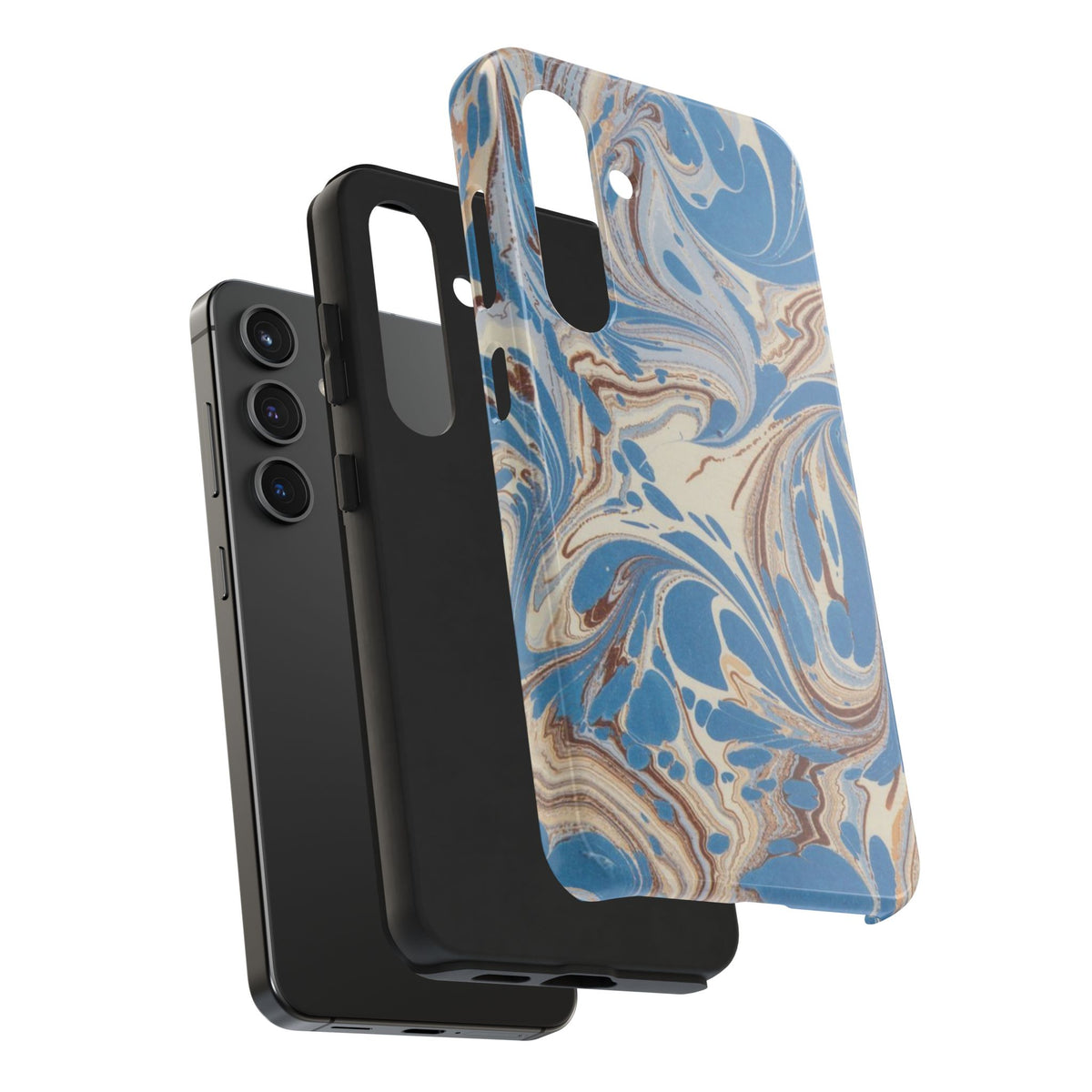 Blue Marble Swirl Phone Case